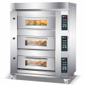 Golden Chef Commercial Bread Equipment Professional Baking Ovens 3 Deck 6 Trays Bakery Gas Oven Prices